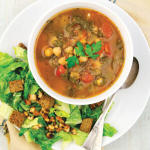 Quick and Easy Chard and Chickpea Soup Recipe